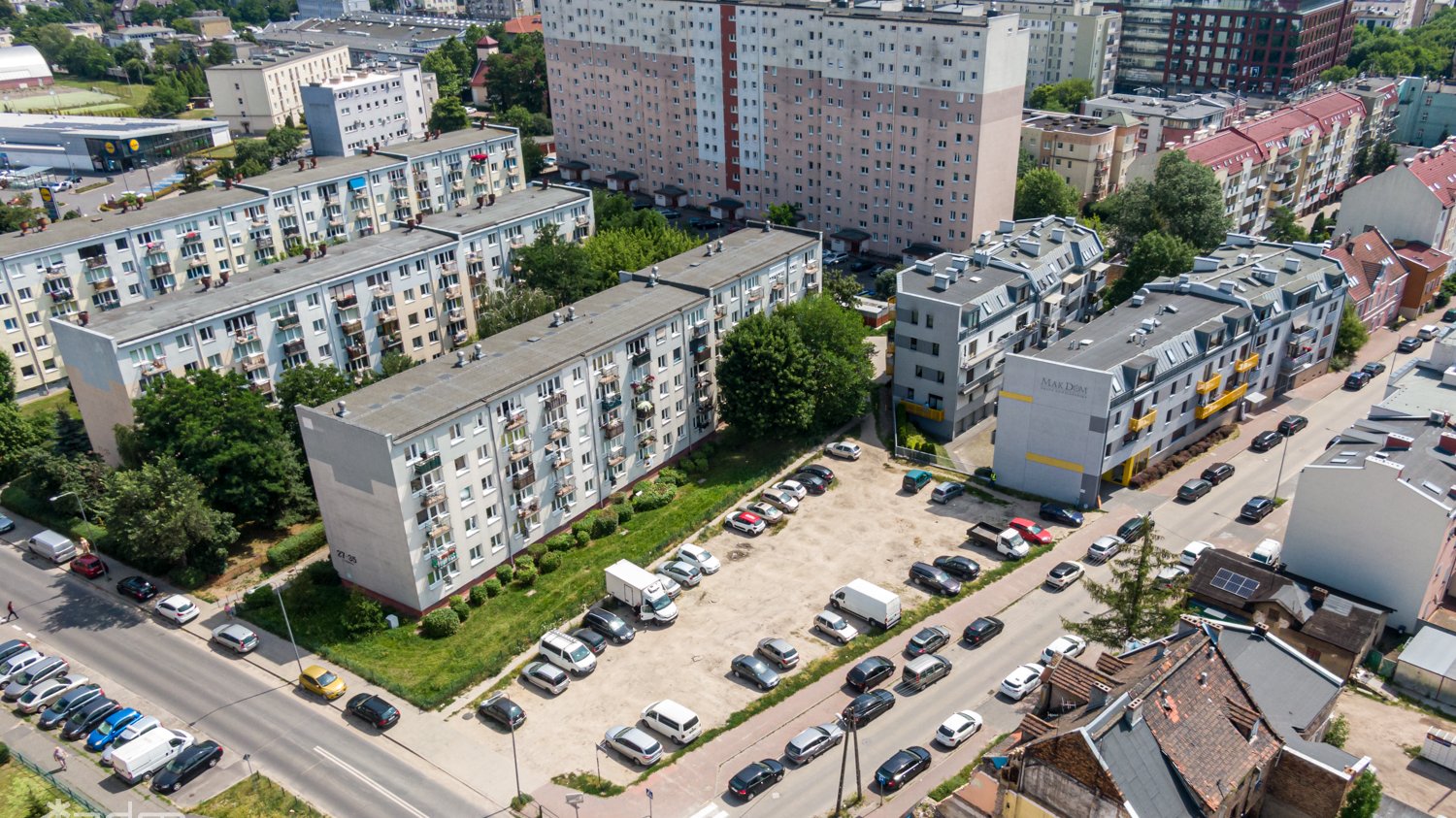 Galeria zdjęć miejsca, gdzie powstanie parking