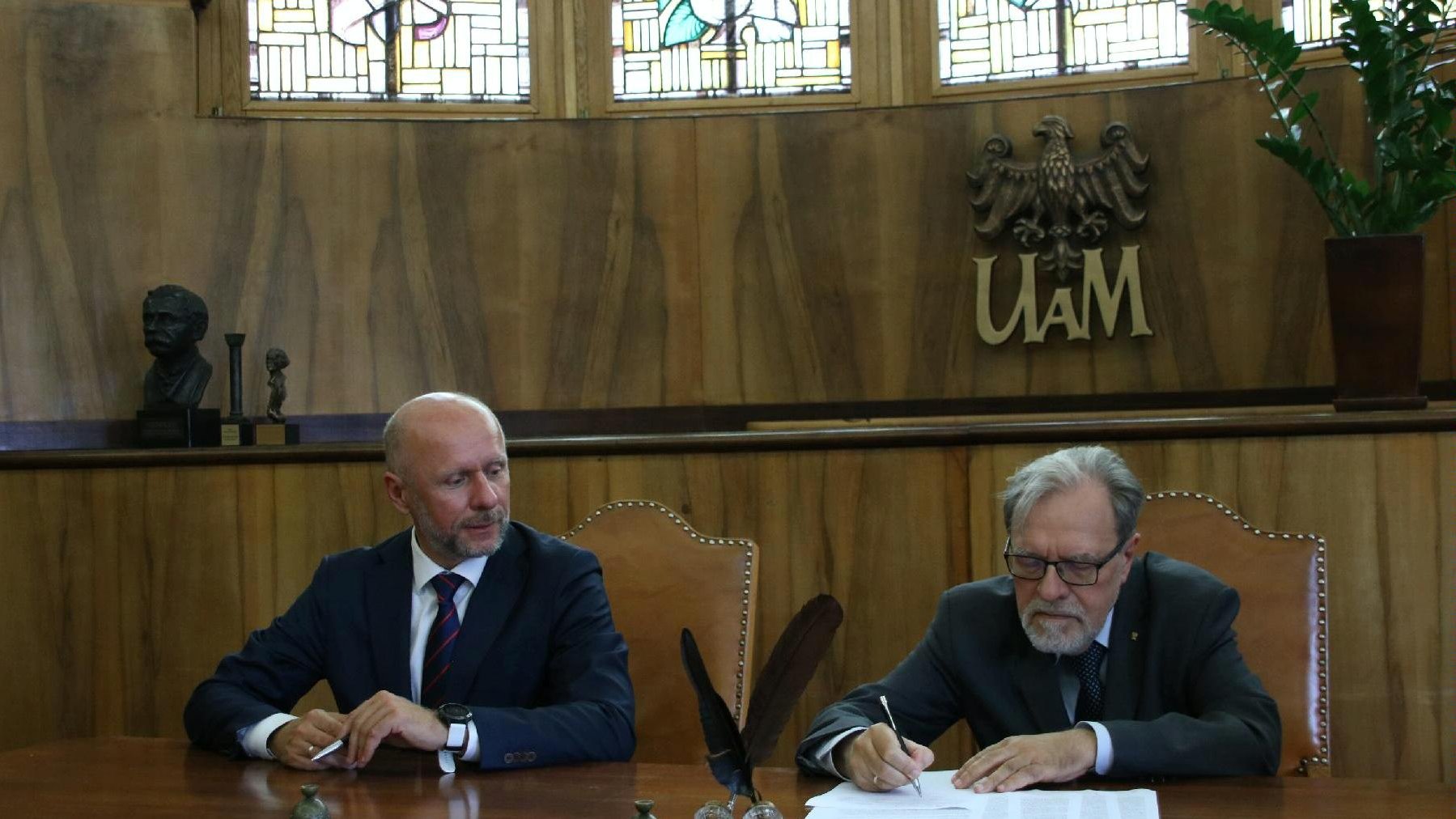 UAM i Miasto Poznań wymieniają grunty w ramach współpracy/ fot. Przemysław Stanula/ UAM