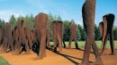 "Unerkennbaren" von Magdalena Abakanowicz