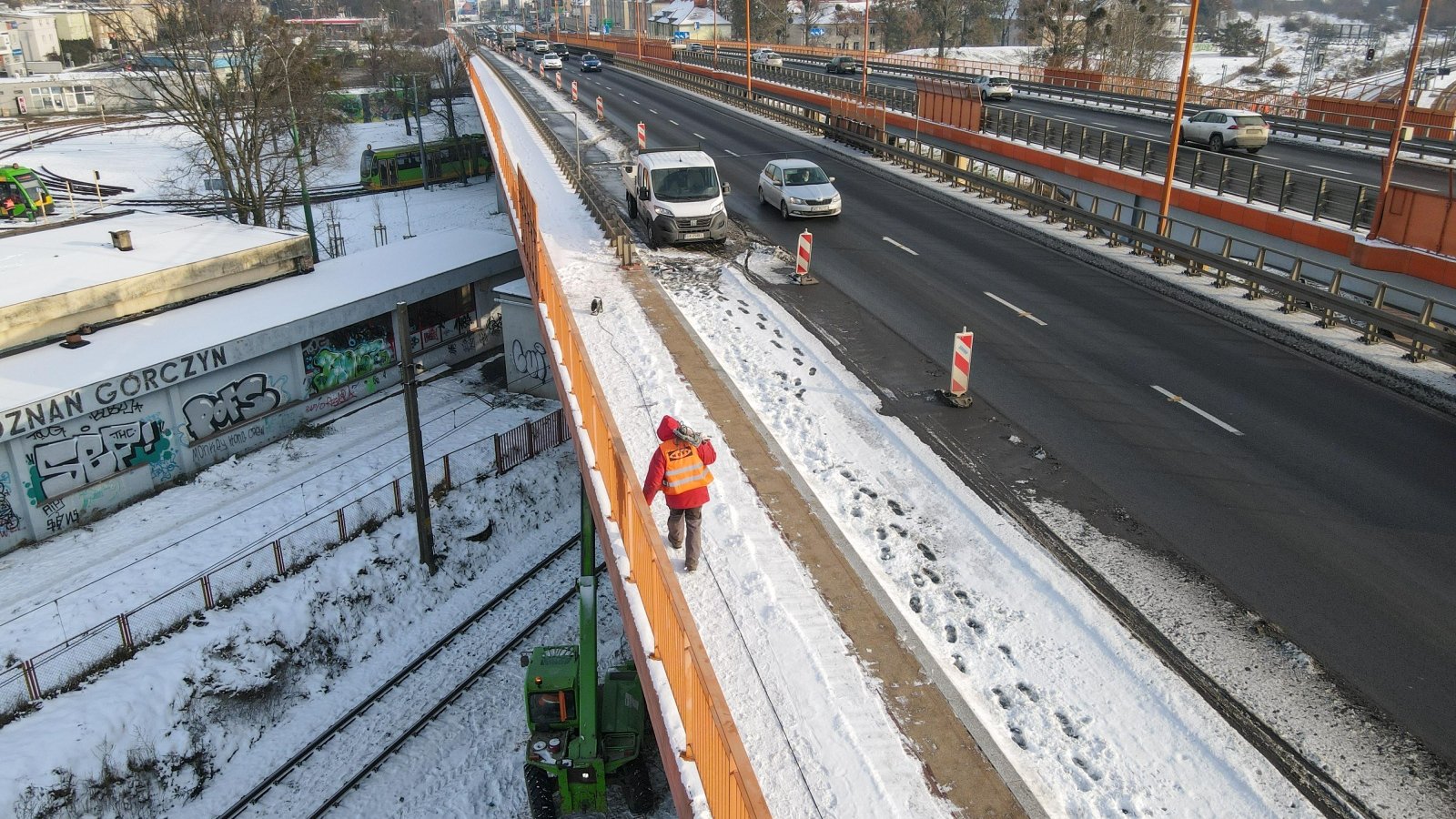 Galeria zdjęć z prac przy wiadukcie Kosynierów Górczyńskich