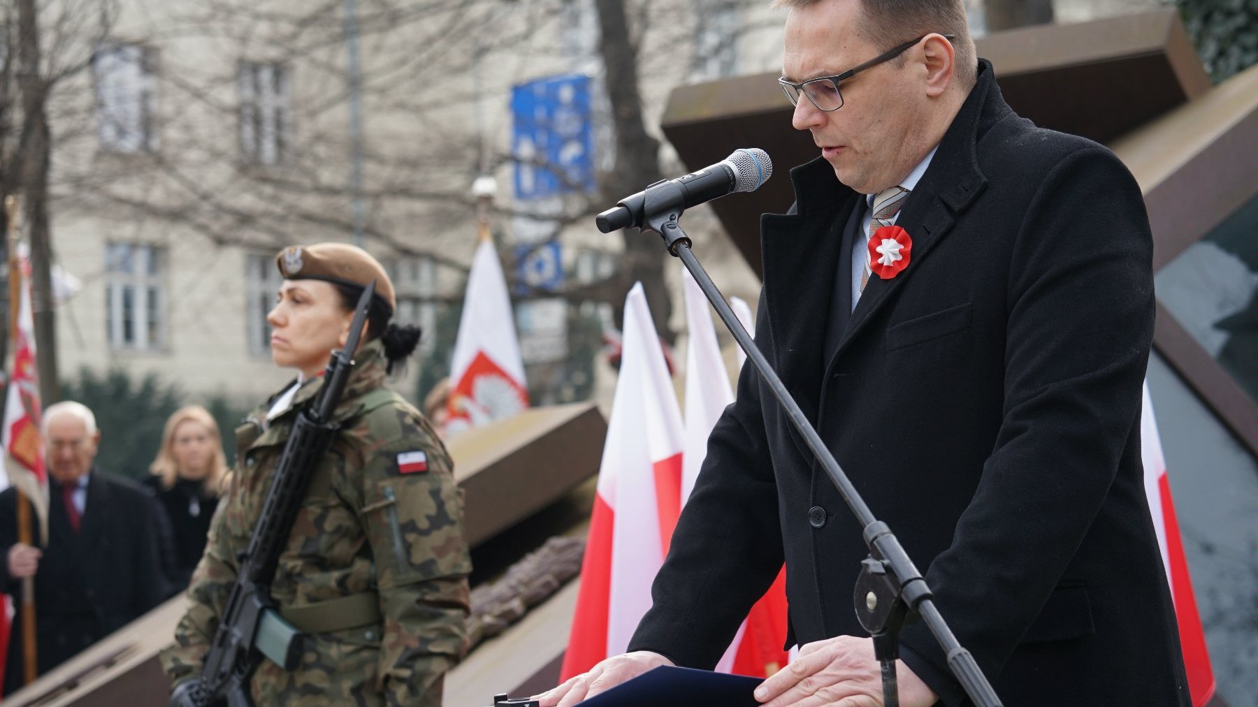 Galeria zdjęć przedstawia obchody Narodowego Dnia Pamięci "Żołnierzy Wyklętych".