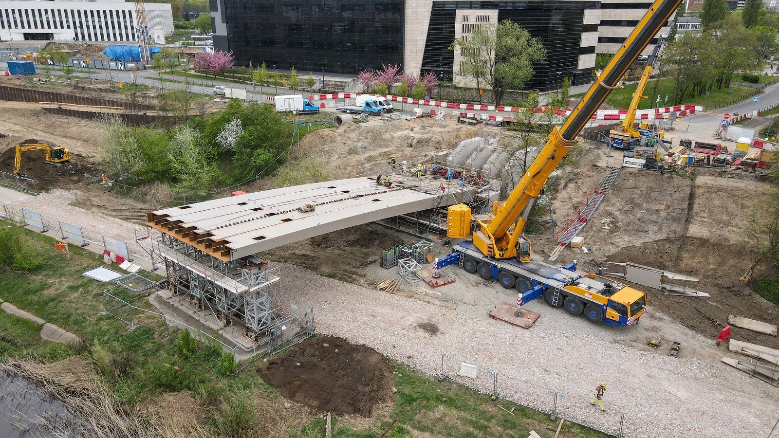 Galeria zdjęć z budowy Mostów Berdychowskich