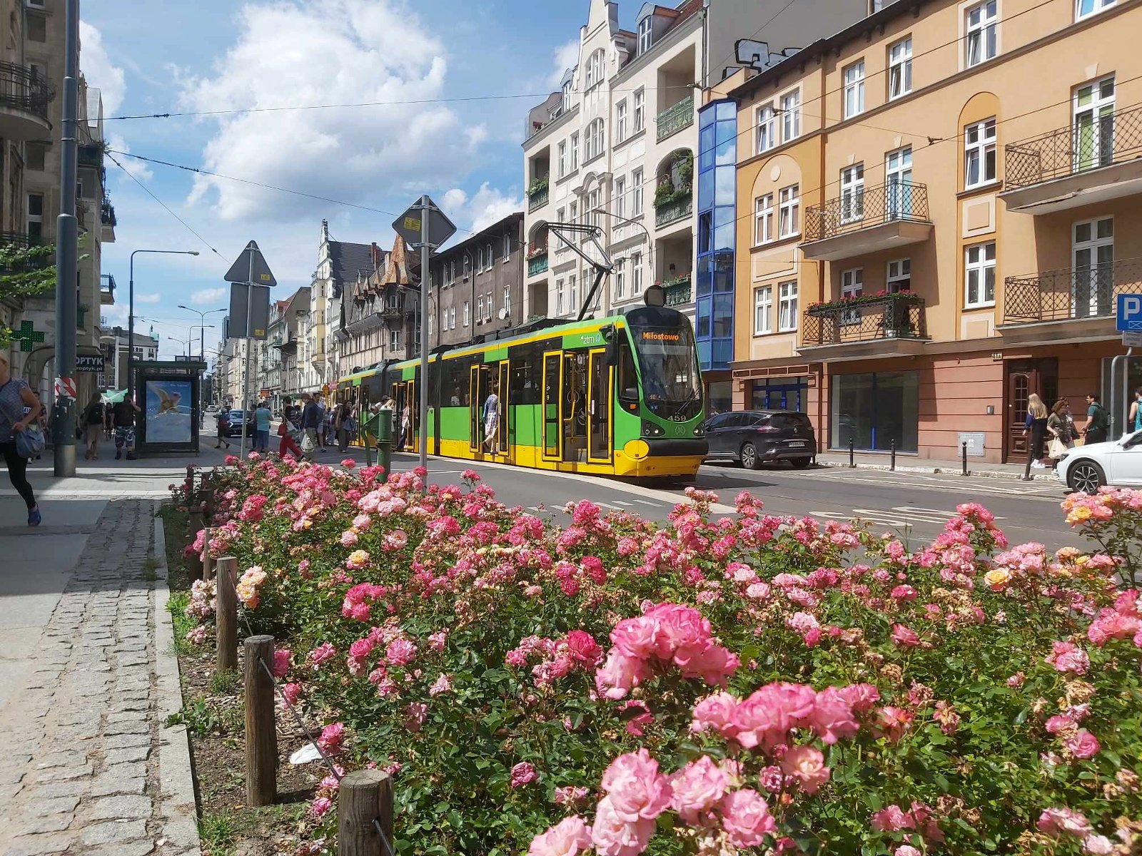 Tramwaj linii nr 8 na ul. Dąbrowskiego - grafika artykułu