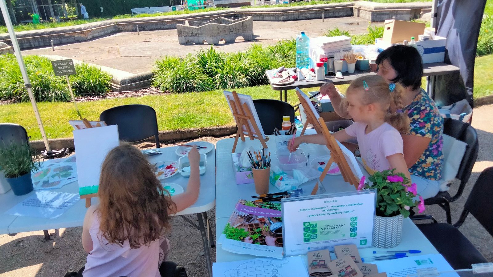 akcje edukacyjne - relacja z zielonych warsztatów w ramach "Akademii Zielony Poznań" - "Zieloni od 30 lat - jubileusz z klimatem" - 25 maja 2024 r. Park Wilsona