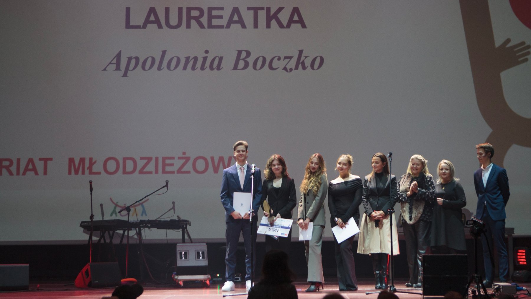 Statuetka w kategorii Wolontariat Młodzieżowy trafiła do Apolonii Boczko, fot. CK Zamek.