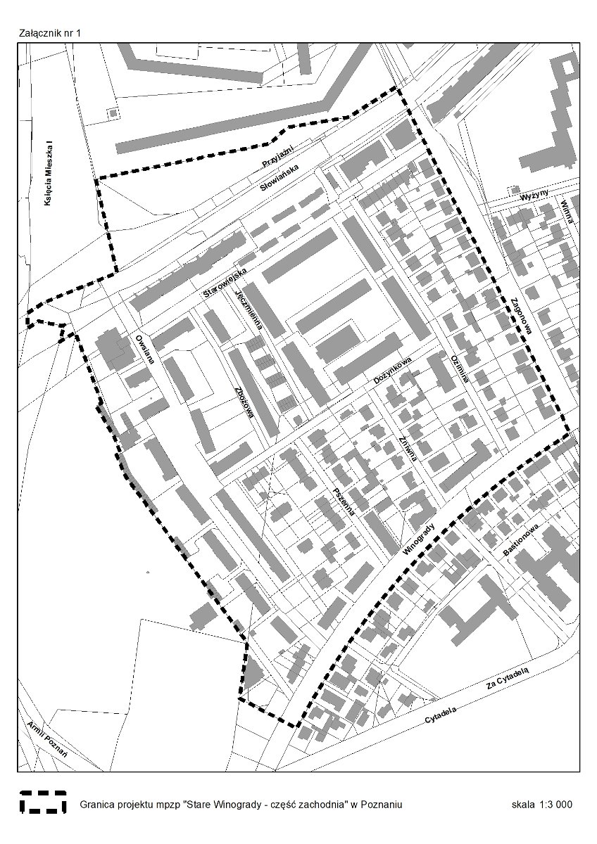 MPZP "Stare Winogrady - część zachodnia" Poznań - grafika artykułu