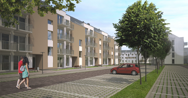 Geleria zdjęć przedstawia wizualizacje nowego osiedla przy ul. Darzyborskiej.
