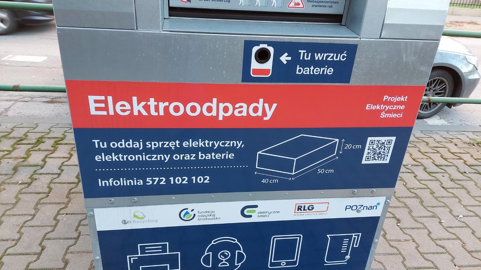 Pojemnik na elektroodpady