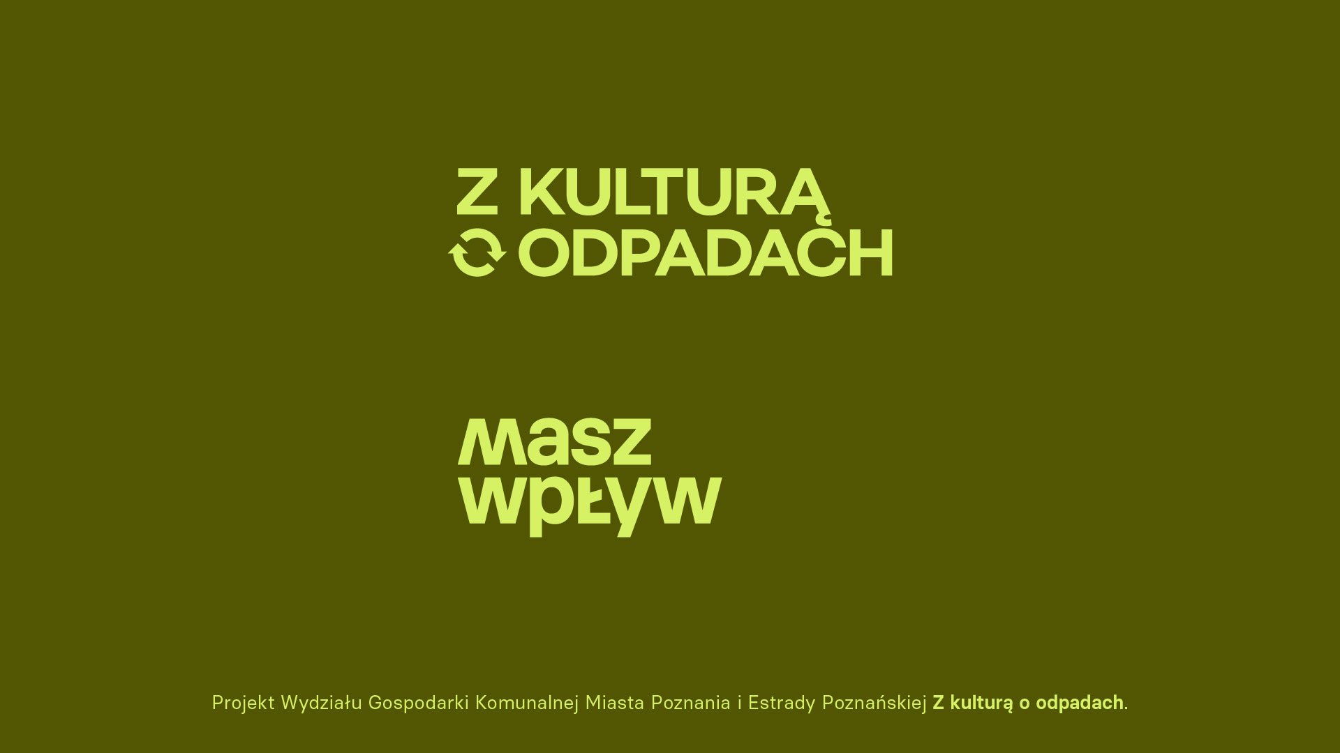 Z kulturą o odpadach poziom