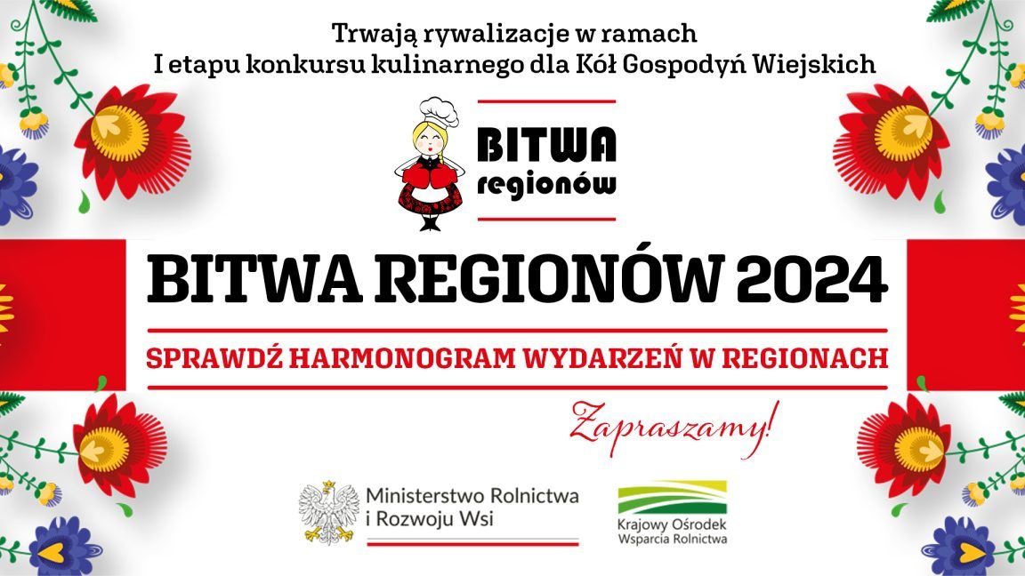 W czerwcu będzie można śledzić rywalizację KGW w regionach. Finał wojewódzki odbędzie się w dniu 31 sierpnia.