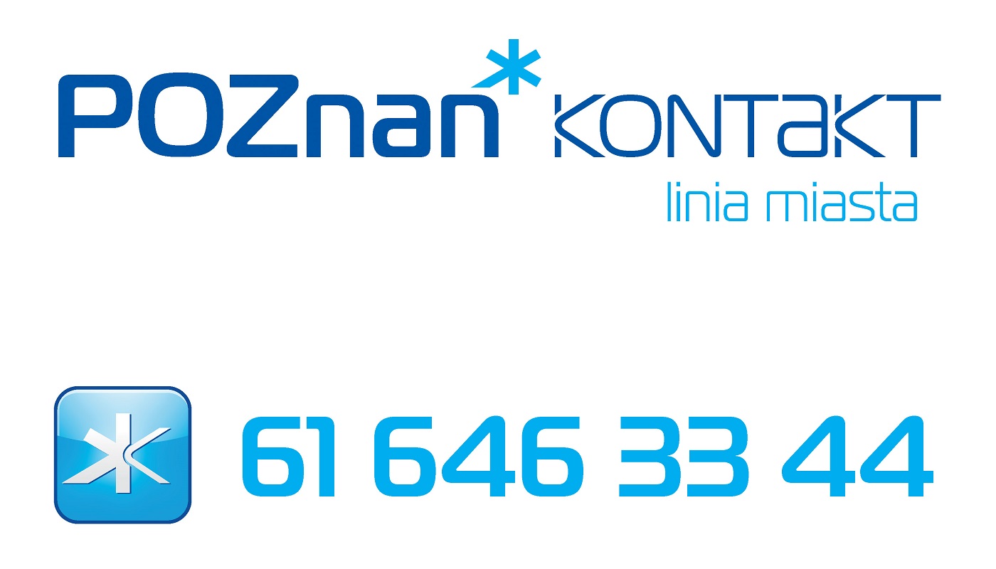 POZnan*KONTAKT logo i numer telefonu