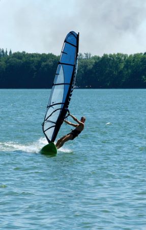 windsurfing