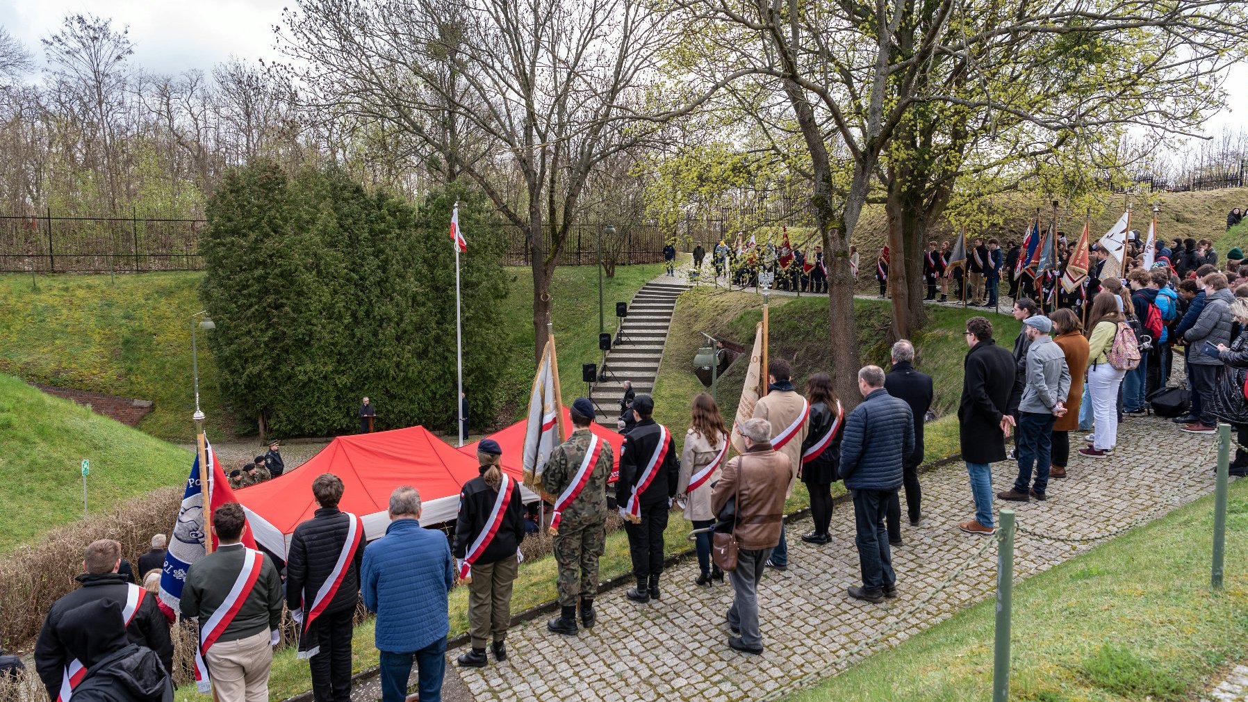 Galeria zdjęć przedstawia obchody w Forcie VII.