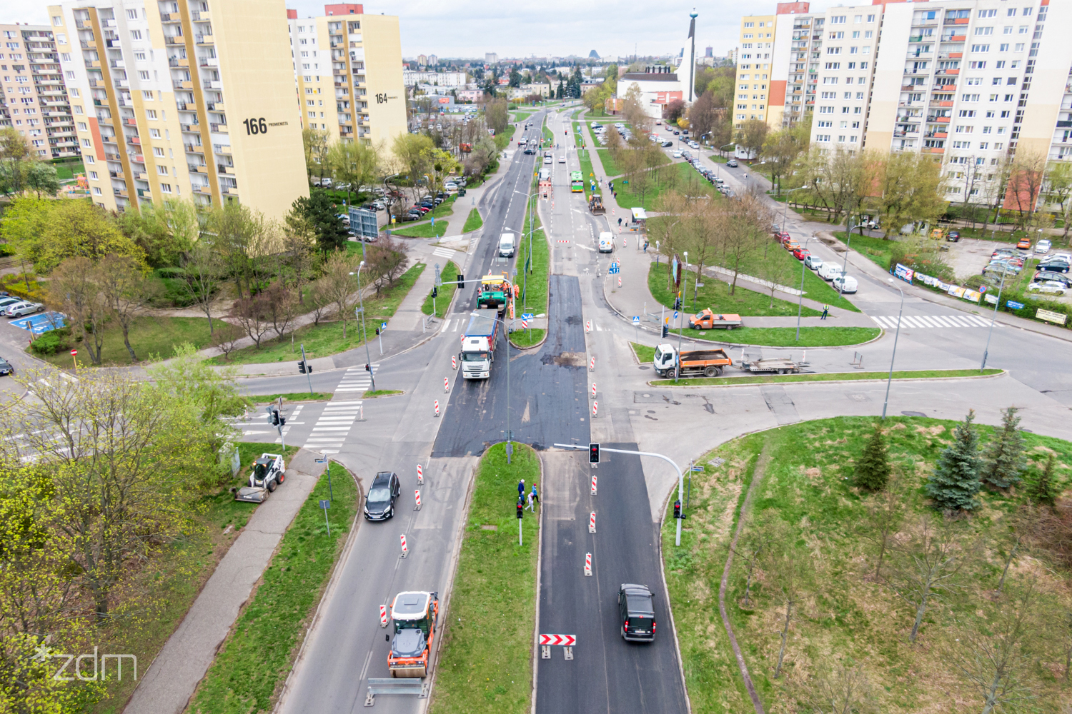 Galeria zdjęć z remontu ulicy Promienistej - grafika artykułu