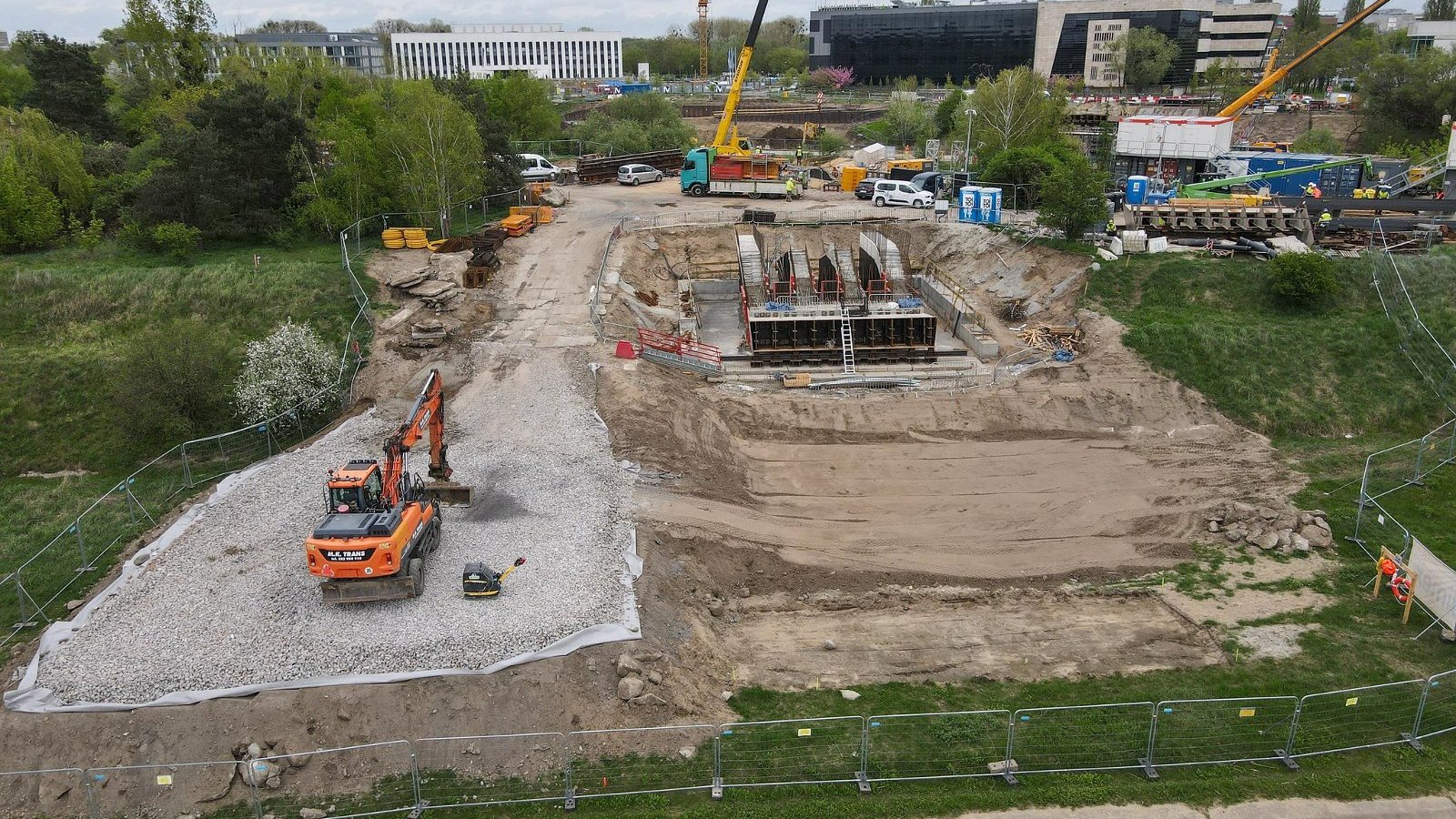 Galeria zdjęć z budowy Mostów Berdychowskich