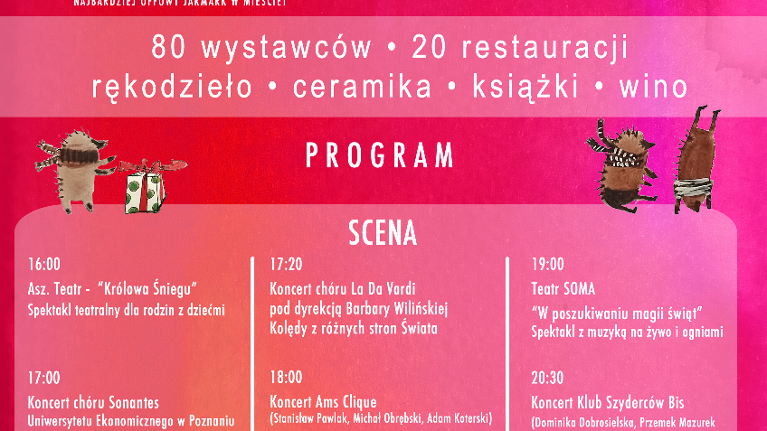 Plakat ze szczegółowymi informacjami o wydarzeniu