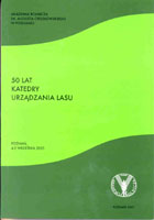 okładka publikacji 50 lat Katedry Urządzania Lasu. Zeszyt Jubileuszowy