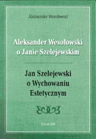 okładka publikacji Aleksander Wesołowski o Janie Szelejewskim