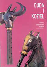 okładka publikacji Duda i kozieł : V Wielkopolskie Spotkania Budowniczych Dud i Kozłów = The Fifth Wielkopolska Meeting of the Bagpipes and GOAT Builders