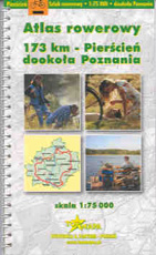 okładka publikacji Atlas rowerowy : 173 km-Pierścień dookoła Poznania