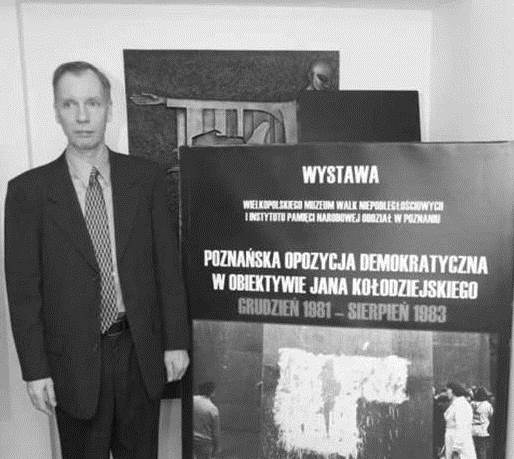 Jan Kołodziejski (1963-2018), fot. IPN - grafika artykułu