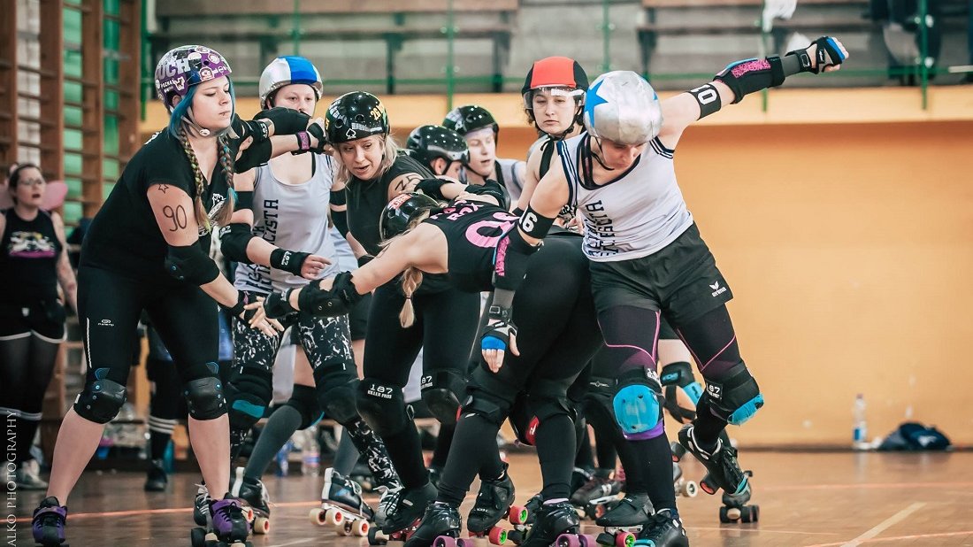 Bad Rangers Poznań Roller Derby League, fot. Tom Malko Photography