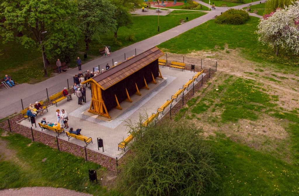 Tężnia solankowa w Łodzi, źrodło: uml.lodz.pl - grafika artykułu