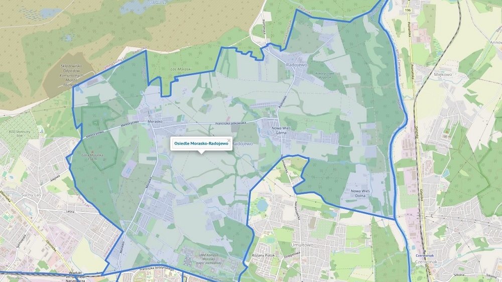 Mapa miejska (ZGiKM GEOPOZ)