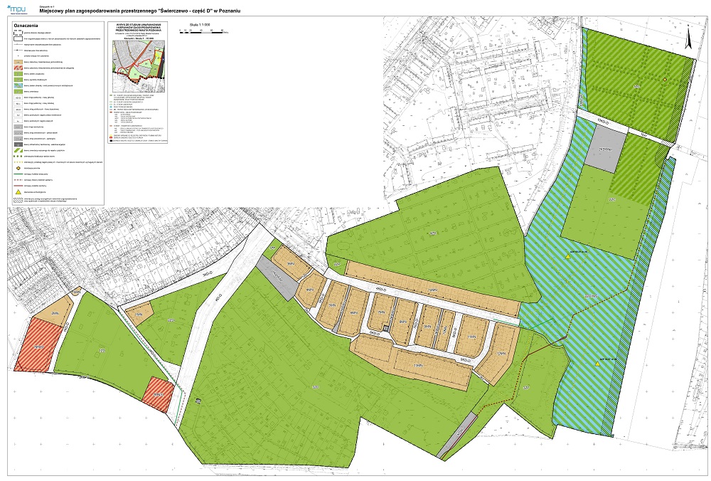 Projekt miejscowego planu zagospodarowania przestrzennego "Świerczewo - część D" w Poznaniu - grafika artykułu