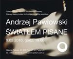 Andrzej Pawłowski - Światłem pisane