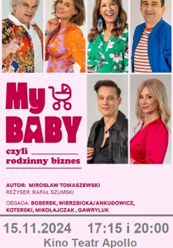 Baner promujący wydarzenie. Nazwa wydarzenia, data i zdjęcie Artystów.