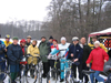 Noworoczne spotkanie rowerzystów nad Rusałką