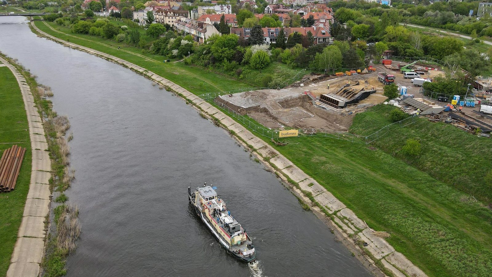 Galeria zdjęć z budowy mostów Berdychowskich