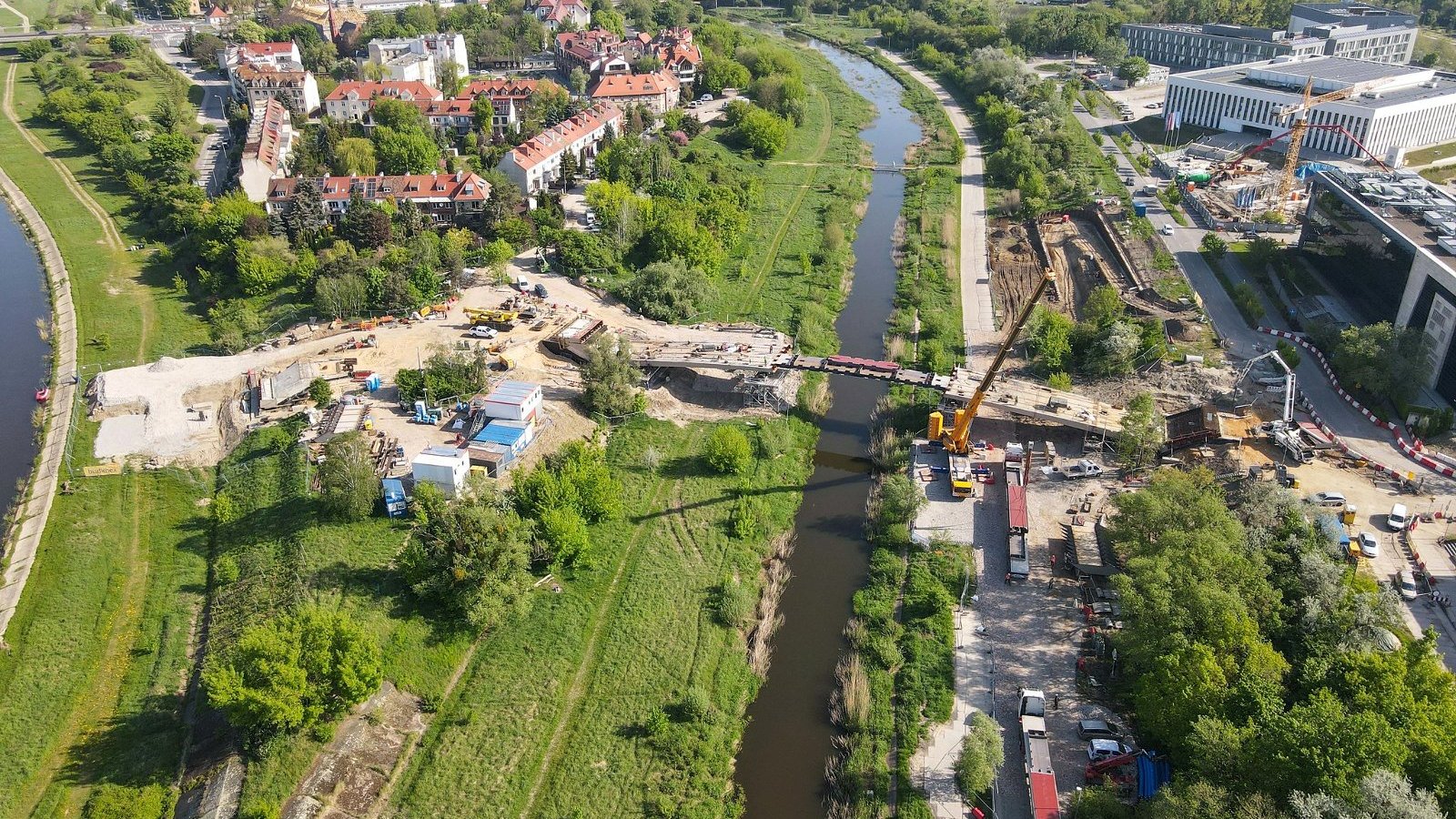 Galeria zdjęć z prac przy budowie Mostów Berdychowskich