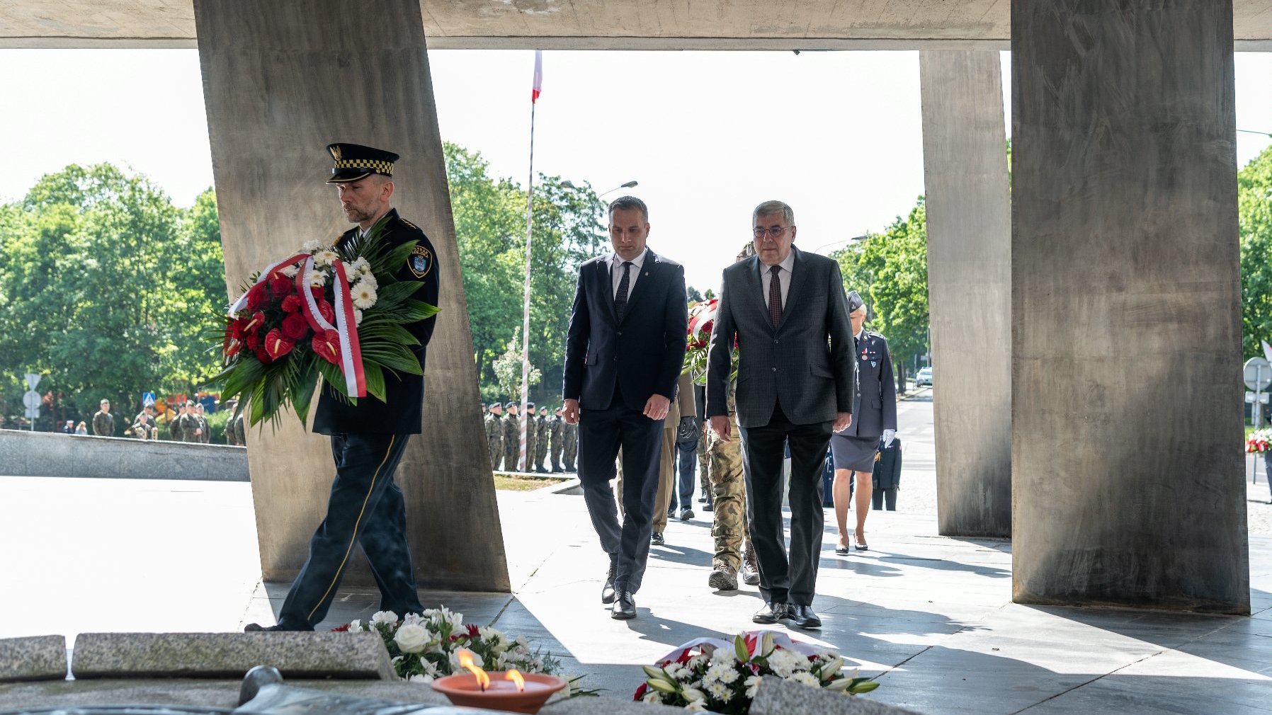 Galeria zdjęć przedstawia obchody rocznicy zakończenia II wojny światowej