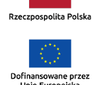 Zestawienie znaków funduszy europejskich, flagi RP, flagi UE, herbu województwa