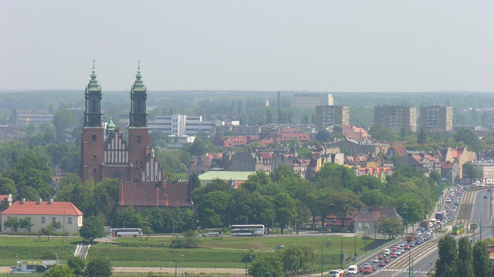 Ostrów Tumski i ul. Prymasa Wyszyńskiego. Fot. D. Jackowski POZSERWIS