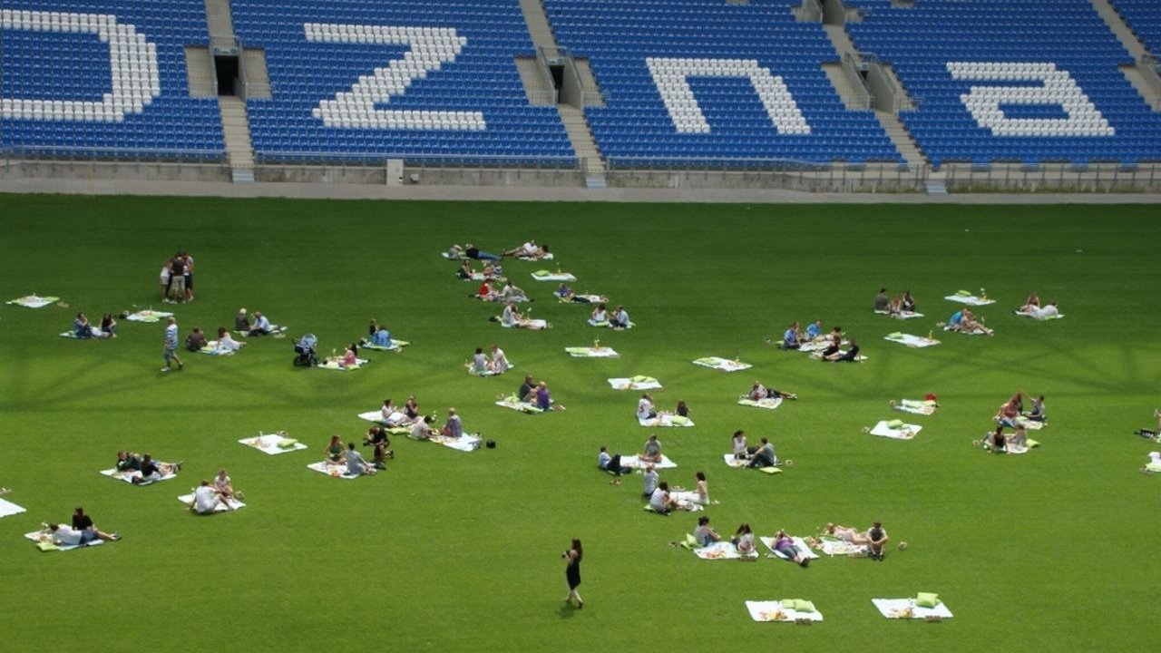 Śniadanie na Murawie. Autor: Euro Poznań 2012