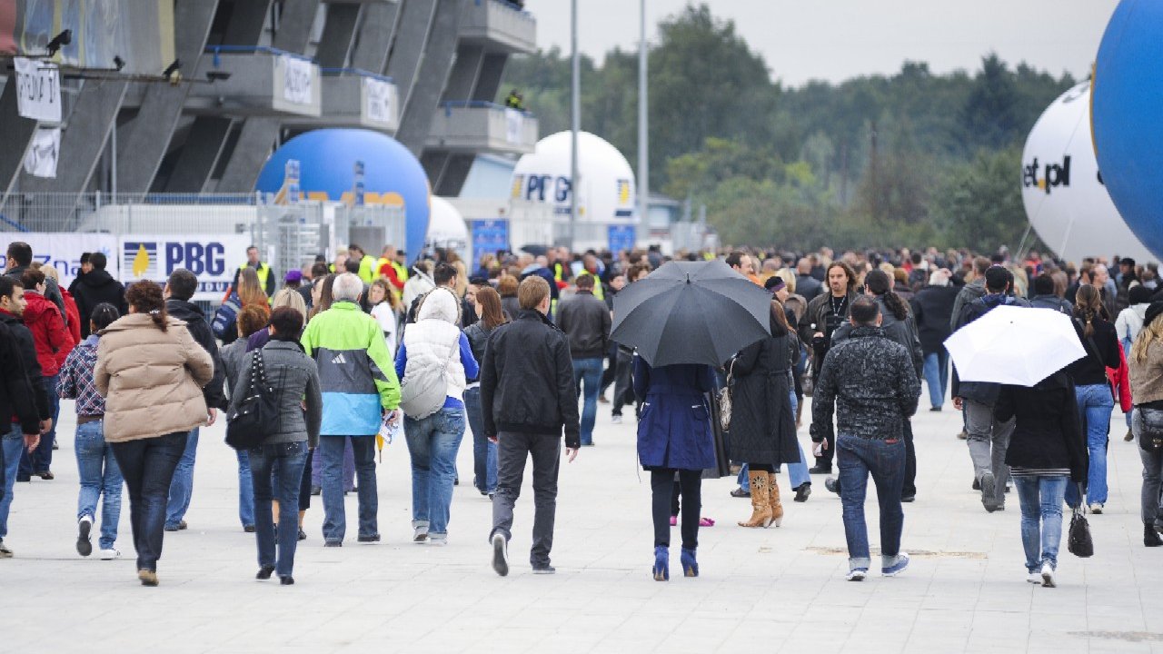 w drodze na stadion