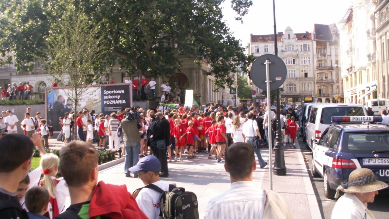 Wystawa nt. sportu na Placu Wolności