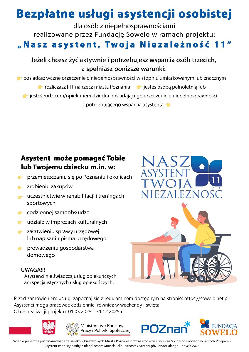 Plakat informujący o szczegółach programu - grafika artykułu