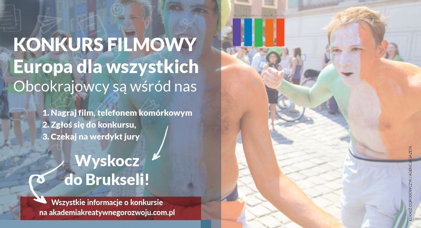 Plakat konkursu "Europa dla wszystkich" - grafika artykułu