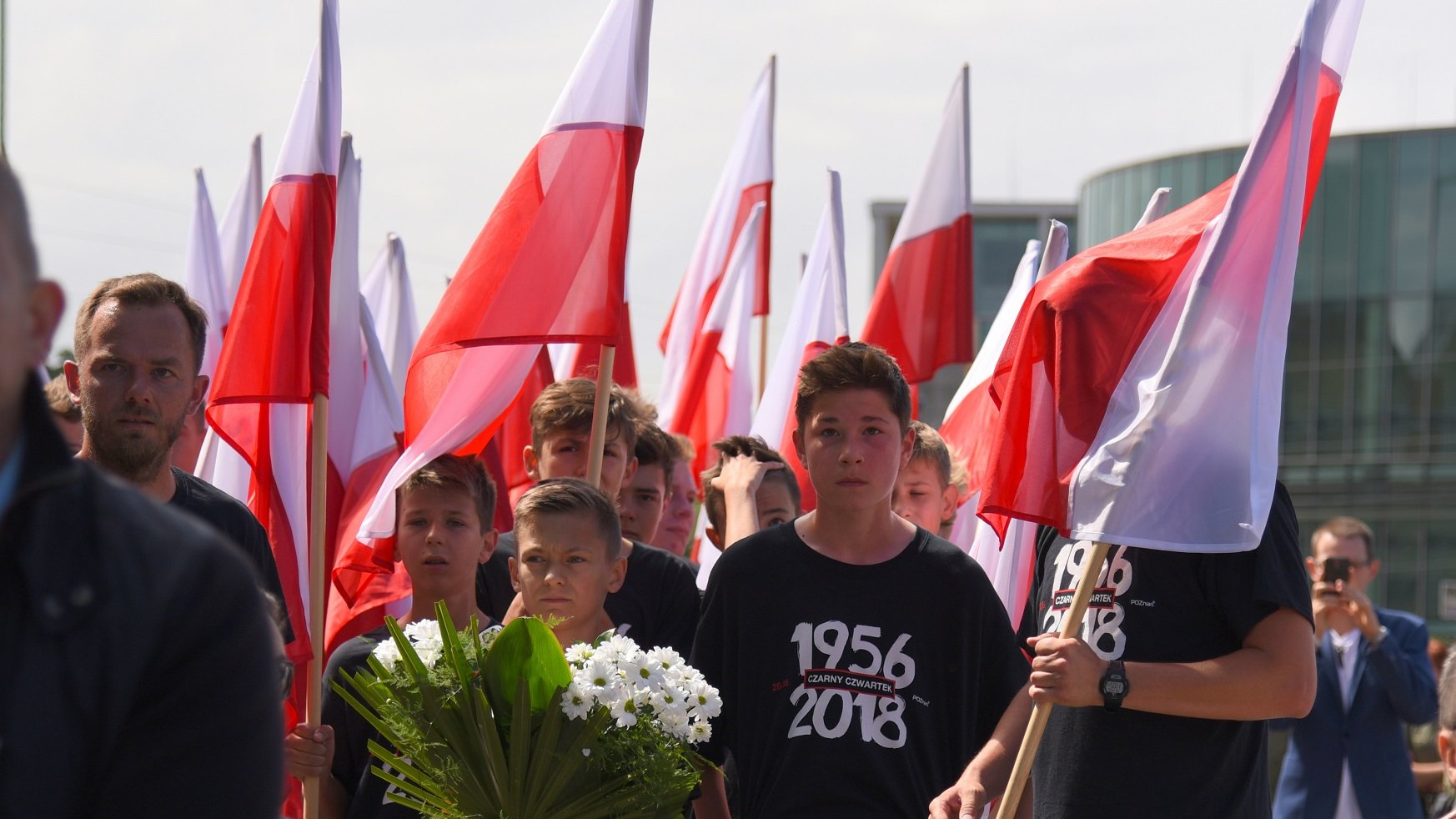 Poznańska młodzież uczciła rocznicę Czerwca '56