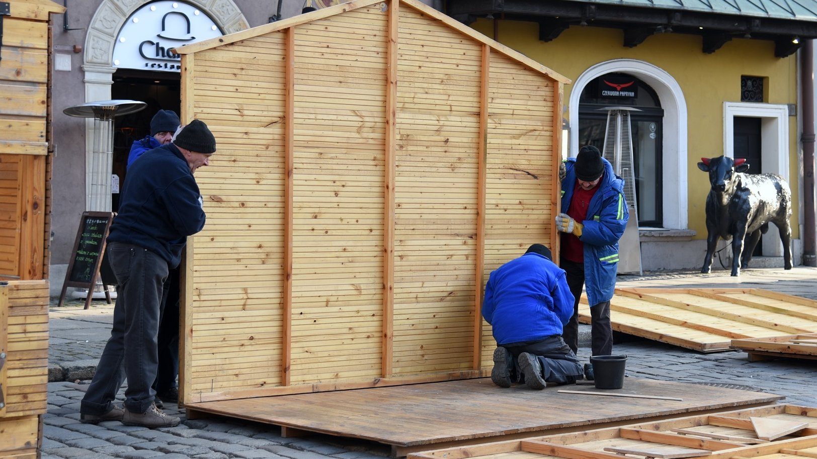 Na Starym Rynku trwają już przygotowania do Betlejem Poznańskiego