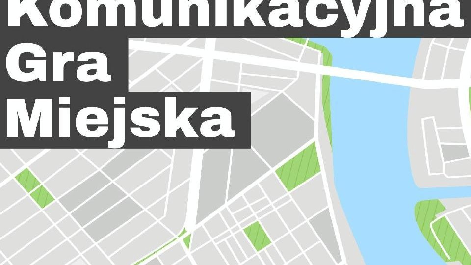 plakat komunikacyjnej gry miejskiej