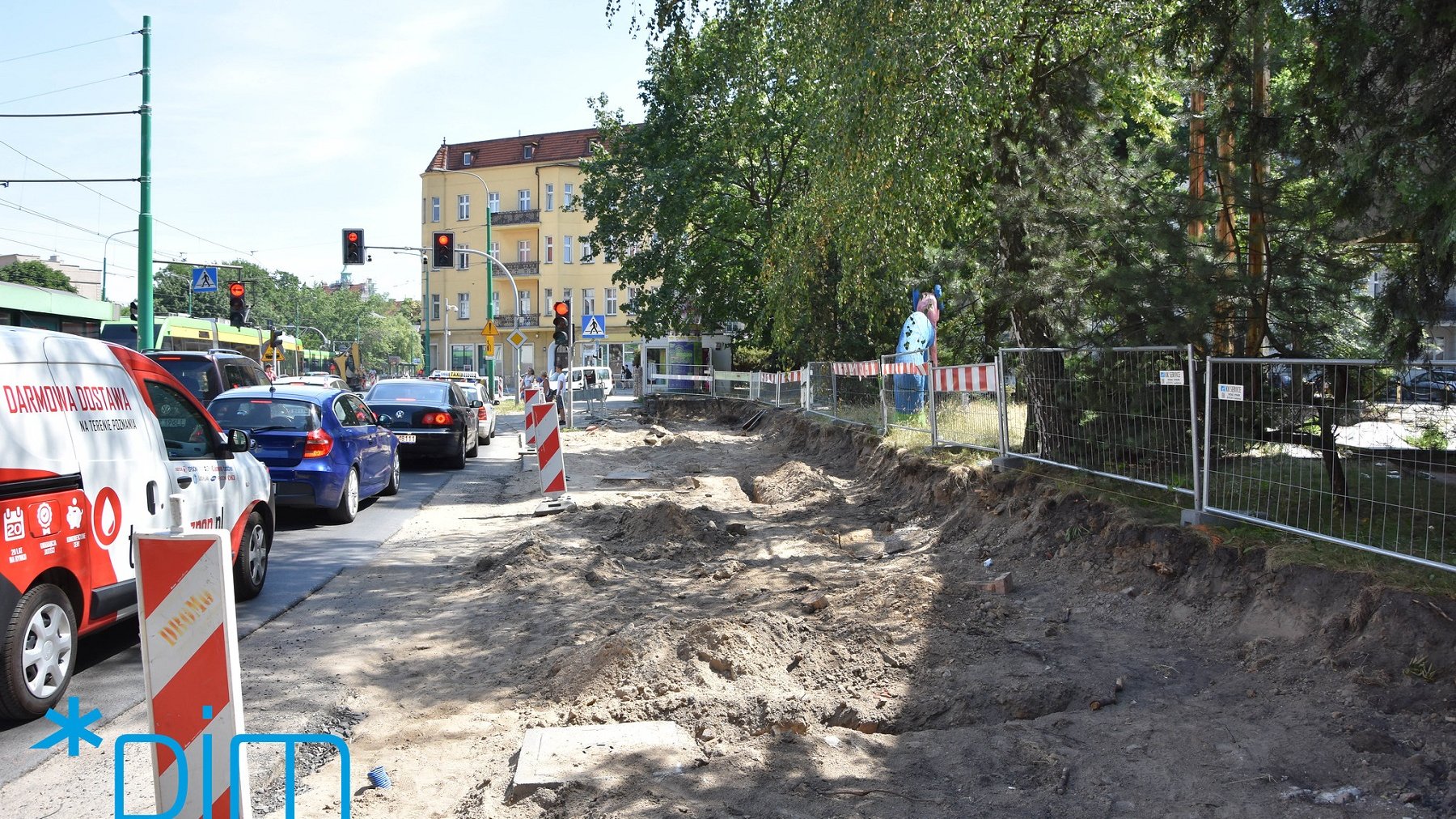 Powstaje trasa rowerowa wzdłuż ul. Grunwaldzkiej fot.PIM