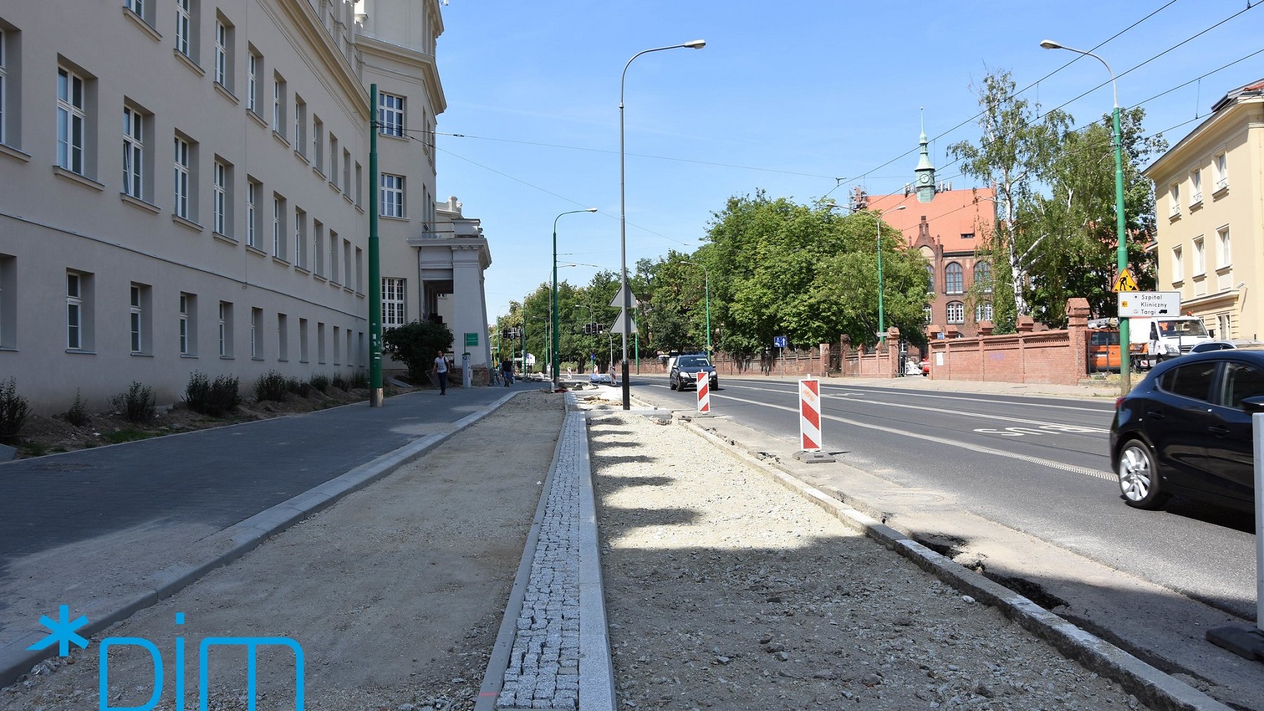 Powstaje trasa rowerowa wzdłuż ul. Grunwaldzkiej fot.PIM