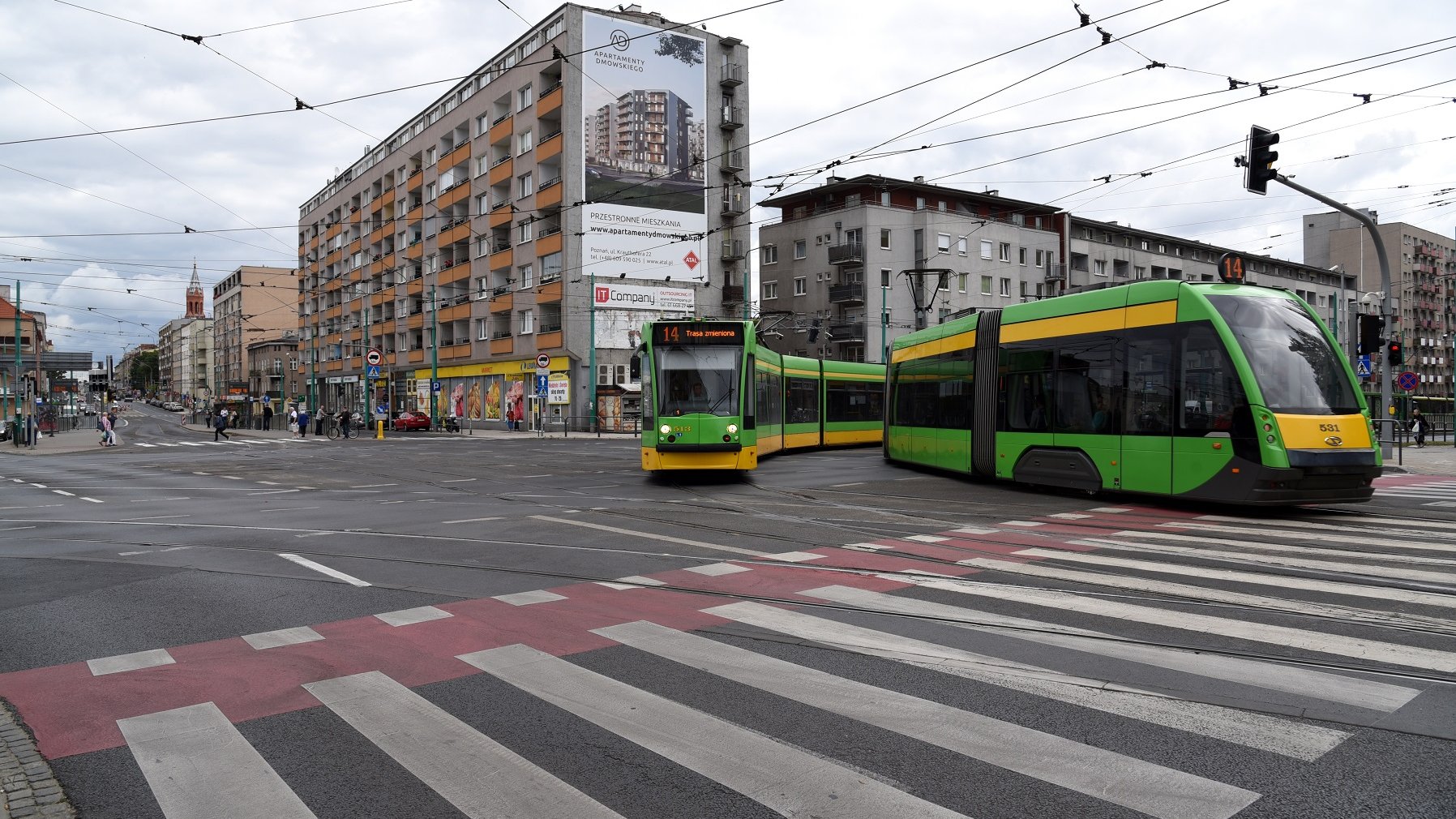 Przez cały sierpień, w związku z pracami, tramwaje nie będą dojeżdżały do pętli Górczyńskiej