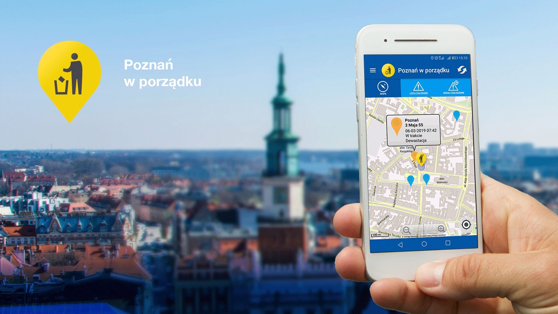 Aplikacja "Poznań w porządku"