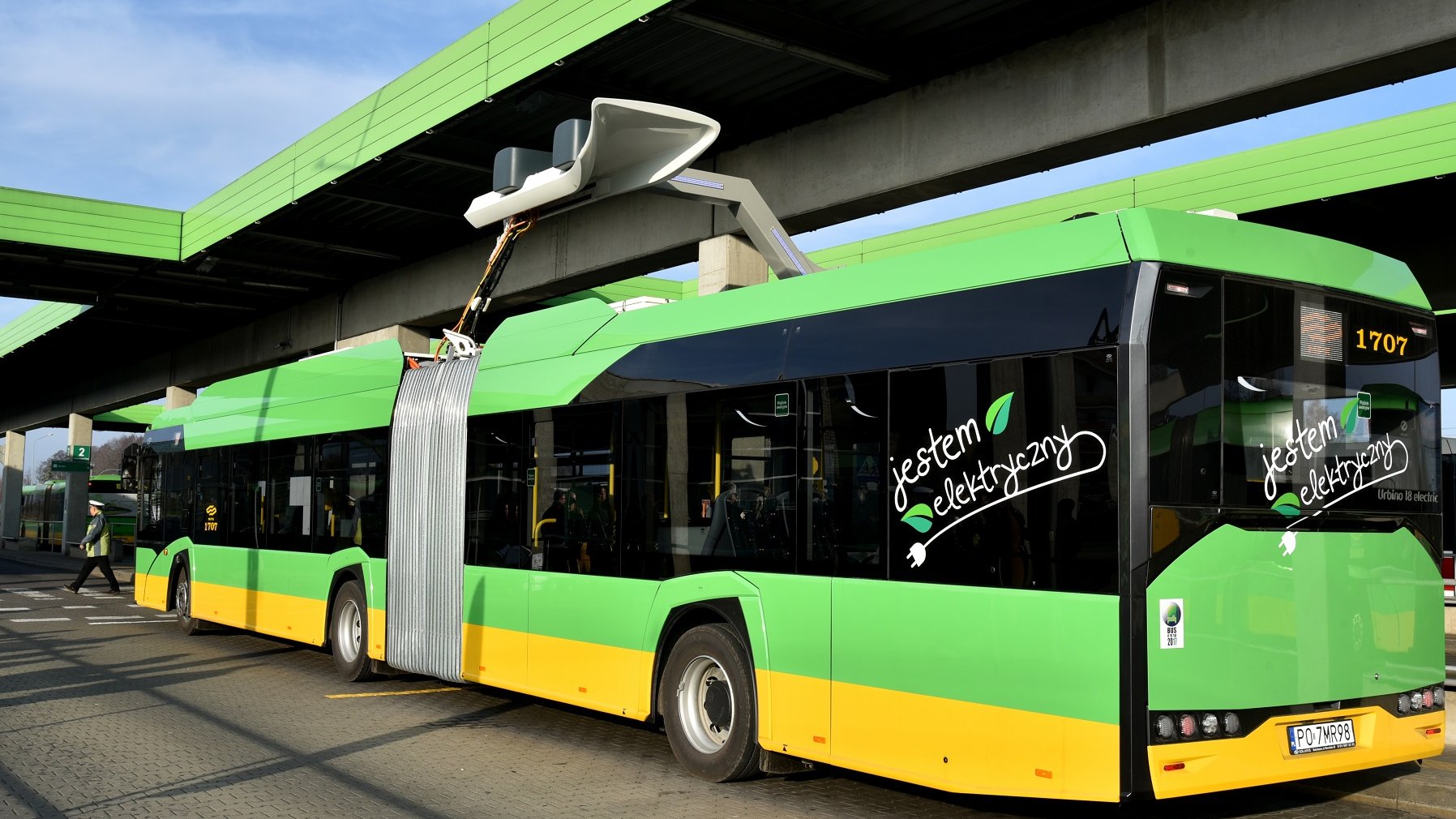 Elektryczne autobusy na ulicach Poznania
